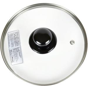 PR-8570 Glass Lid, Frying Pan, Precious 7.1 inches (18 cm), Full Physical Strengthening, Steam Mouth Included
