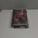 2 x Trading Card Albums with Zipper - 4 Pocket Double Sided Collection Binder for 400 Cards, Durable Scratch-Resistant PU Cover, Trading Card Sleeves for 3 Ring Album, for MTG & Game Cards (Fire Dragon)