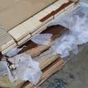 NTC Lupin Wooden Bed Frame with Headboard and Natural Rattan, Solid Oak/Rubber Wood Foundation with Silent Slats, 1000 Lb Capacity, Effortless Assembly (Natural Cane - Dark Walnut, King)