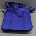 10 Pack Large Insulated Grocery Bags Reusable Shopping Bags with Zippered Top 13 x 12 x 7 Inch Thermal Cooler Totes Bulk with Handles for Hot Cold Food Delivery Refrigerator (Blue and Black)