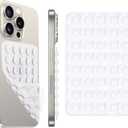 Silicone Suction Cup Phone Case Mount Double Sided, Phone Accessories Hands-Free Sticky Phone Grip for Selfies and Videos, Anti-Slip Phone Suction Grip for iPhone and Android (1pcs-Transparent)