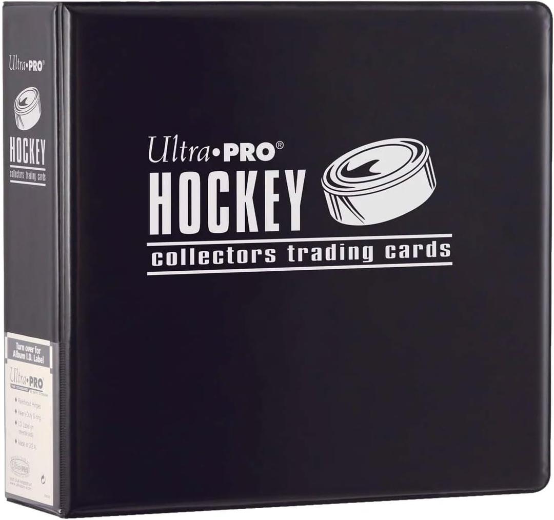 Ultra Pro 3" Black Hockey Album (81400)