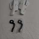 PRO CAKEN Universal 7/8" 22mm and 1 1/8" 28mm Dirt Bike Handguards CNC Bracket Handle Bar Hand Guards for Motocross ATV Scooter CRF KLX KX LTR TRX SX SXF EXC XCW Grizzly Hawk 250 Bicycles-White