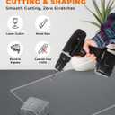 Falken Design 32" x 32" x 1/8" Clear Acrylic Plexiglass Sheet – Durable, UV-Resistant, Scratch-Proof Panel for Signage, Display Cases, DIY Projects, and Custom Laser Cutting