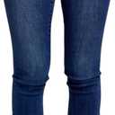 Judy Blue Dark Wash Mid Rise Capris (US, Numeric, 13, Regular, Regular, Blue)