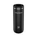 Baby Brezza Portable Warmer 3X Faster Baby Bottle Warming - Travel Breastmilk and Formula Warmer - Safe, Even Heating - Up to 9oz - No Adapters, Black