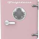 Frigidaire EFMIS171 Retro Mini Portable Personal Fridge - Ideal for Home, Office or Dorm - Includes Carrying Handle, AC/DC Wall/Car Charger (Pink)