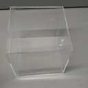 KissYou Acrylic Box Clear Display Box with Lid Transparent Square Cube Storage Containers for Wedding,Birthday Valentine's Day Gift Box (5.9 x 5.9 x 5.9 Inch)