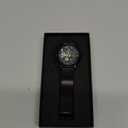 Men's Skeleton Mechanical Roman Numeral Mesh Strap Watch, Hand Winding Mechanical Mesh Luminous Waterproof Watch for Men (WIN067-black)