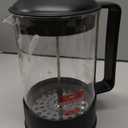 Bodum 51oz Brazil French Press Coffee Maker, High-Heat Borosilicate Glass, Black - Made in Portugal