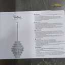 Wellmet Crystal Chandelier, 7-Tier Large Vintage Black Luxury Crystal Chandelier, for Living Room, Dining Table, Foyer, Drawing Room, Hallway, Entryway, Restaurant 33''H * 24''W