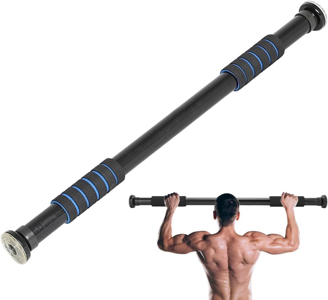 Pull Up Bar for Doorway, Adjustable Door Frame Pull Up Bar with 330 lbs Capacity, No Screw Chin Up Bar for Home Gym Strength Training, Fits 25"–39" Door Frames and Walls