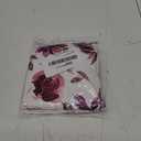 Baby Swaddle Blanket Newborn Girl Swaddle and Headband Set Purple Flowers Floral Print Wrap Shower Gift