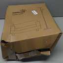 EDISHINE 64.7" Modern Minimalist Floor Lamps for Living Room with 3 Color Temperatures Bulb & Adjustable Linen Shade, Foot Pedal Switch, Tall Standing Lamp for Bedroom Office, Gold