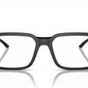 ARNETTE Men's An7238 K8 Square Prescription Eyewear Frames (Matte Black/Demo Lens)
