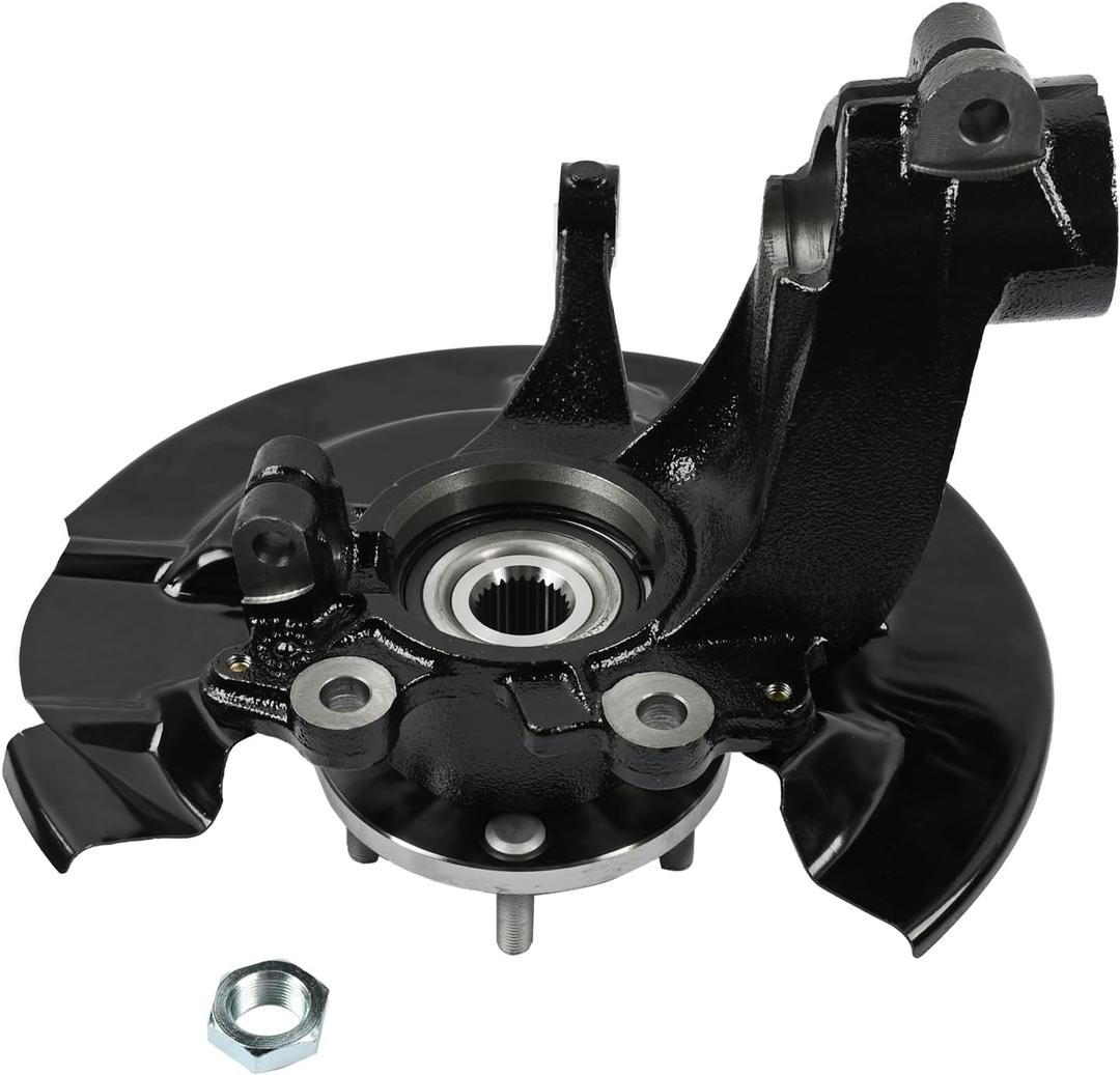 Front Left Driver Side Steering Knuckle Assembly & Wheel Bearing Hub Fit for Ford Escape 2013 2014 2015 2016 2017 2018 2019 Replaces CV6Z3K186B CV6Z2K005C GV6Z1104A