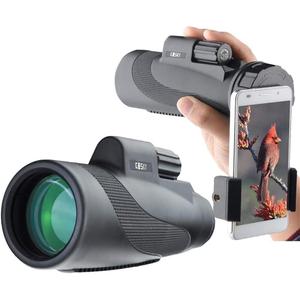 Gosky Titan 12X50 Monocular Telescope with Smartphone Holder - Waterproof Fog-Proof Shockproof Scope BAK-4 Prism FMC for Bird Watching Hunting Camping Traveling Wildlife Scenery Gosky Titan 12X50 Monocular Telescope with Smartphone Holder - Waterproof Fog-Proof Shockproof Scope BAK-4 Prism FMC for Bird Watching Hunting Camping Traveling Wildlife Scenery