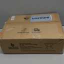 LUE BONA Square Linen Makeup Stool, Metal X Legs, Small Ottoman Stool Chair for Vanity, Modern Padded Seat Foot Rest for Makeup Room, Bathroom