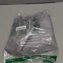 Mrs Awesome Gray Fabric Shower Curtain or Liner with 9 Mesh Pockets,72 x 72 inch, Water Proof, Washable and Rust Proof Grommets,Gray (Grey)