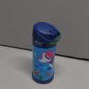 THERMOS FUNTAINER Water Bottle with Straw - 12 Ounce - Kids Stainless Steel Vacuum Insulated Water Bottle with Lid, Baby Shark