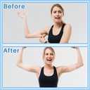 Maitys 30 Pcs Arm Lifts Tapes 5 x 7 Inch Thigh Lifts Invisible Waterproof Transparent Cellulite Adhesive Body Tape for Women Skin Arm Leg Abdomen