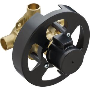 Moen PosiTemp Rough In Pressure Balancing Cycling 4 Port Tub and Brass Shower Valve with Stops, 2570