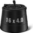16 x 4.0 Inner Tube with Schrader Valve - Ideal for Kids Electric Bike with 16 Inch Fat Tires - Butyl Rubber Durable & Reliable Performance, 1 pc
