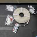 Neon Rope Lights, 10ft Smart RGB+IC LED Strip Lights with App & Remote Control, IP67 Waterproof Flexible Neon String Lights for Bedroom, Music Sync, DIY Multiple Modes for Wall Gaming Christmas Home