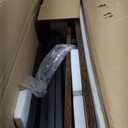 Dog Crate Furniture, 25.5" Small Dog Kennel Indoor, Wooden Cage with Pull-Out Tray, Double Doors Pet House Side End Table for Small/Medium Dogs, Rustic Brown BF642GW03G1 (25.2L x 19.7W x 23.6H)