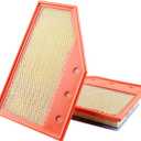 2-Pack Engine Air Filter Fits for 2025-19 Cadillac XT4, 2025-16 Chevrolet Malibu, 2026-21 Buick Envision, 2020-18 Regal Sportback, 2020-18 Regal TourX Air Filter Replacement Car Accessories