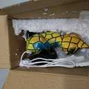 Cat Lamp, Cats Series Art Night Light, Retro Stained Resin Tabletop Night Light, 3D Cute Pet LED Table Lamps, Fun Gift for Cats Lover (AA)