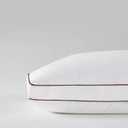 Saatva Latex Pillow - Standard Loft (4 - 5) - Hypoallergenic Pillow with Shredded Latex Core - Breathable - Machine Washable Organic Cotton Cover - Queen (28"x18") 1 Pack