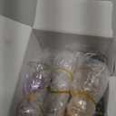 NileCart Egyptian Perfume Bottles 2-5 in Collection Set of 6 Hand Blown Decorative Glass with Handmade Golden Egyptian Decoration for Perfumes & Essential Oils