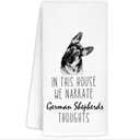 German Shepherd Dog Kitchen Decorative Hand Towels for Kitchen, German Shepherd Gifts for Women Pet Dog Lover Women, 1624 in