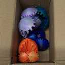 4 Pcs 3D Printed Gear Ball Gear Sphere Fidget Toy, Steampunk Whirling Wonder Fidget Gear Ball Stress Anxiety Relaxing Fidgets Toys for Office and Home Christmas Stocking Stuffers Party Favors Gift