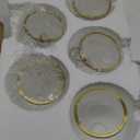 Island Light for Kitchen, 5-Light Black Kitchen Island Linear Hanging Pendant Chandeliers, Gold Dining Room Light Fixture Over Table with Clear Round Glass Shades