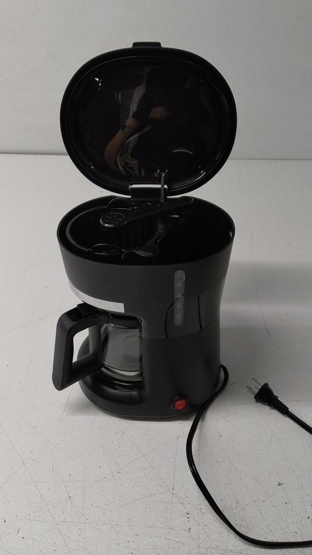 Mr. Coffee 5-Cup Switch Coffee Maker Black: Small Drip Coffee Machine, Electric, Paper Filter, 25 oz Capacity