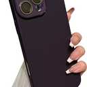 Caseative for iPhone 16 Pro Max Case, Purple
Solid Color Full Camera Lens Protection