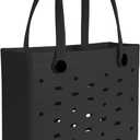 Rubber Beach Bag,Water-resistant Travel Tote Bag for the Beach Pool, Medium