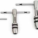 BIG HORN 19281 - T-Handle Tap Wrench Solid Jaw (3 Piece)