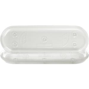 Idyllize Oval 5 Pieces of 14 by 4 5/8 Inches Clear Plastic Heavy Duty Plant Saucer Drip Trays for pots, Window Sills and Window Shelf (14'' x 4.6'')