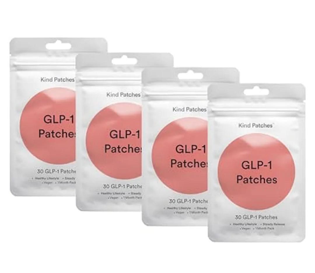 GLP-1 Patches by Kind Patches for Women and Men - 4 Pack, 100 Count