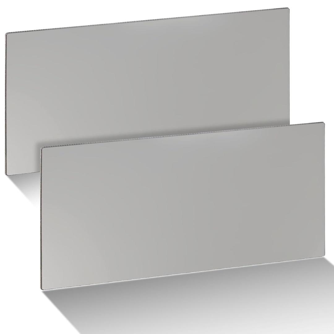 2 Pack 1/8 Steel Plate, 6'' x 12'' Steel Sheet A36 Weldable Metal Plate, Hot Rolled Steel Base Plates for Structural Support and Industrial Use