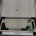 Redragon K708 Pro Wireless Mechanical Gaming Keyboard - Gasket-Mounted RGB Backlit, 81 Customizable Keys, 3-Mode (2.4G/ Bluetooth/ USB), Hot-Swap Pre-Lubed Switches, Screen & Control Knob - White Green