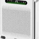 Air Purifiers for Home, HEPA Air Purifier with Washable Filter & Air Quality Display, Powerful Turbo Mode