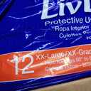 LivDry Adult XXL Incontinence Underwear, Extra Comfort Absorbency, Leak Protection, XX-Large, 48-Pack