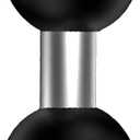 1 inch Ball Mount Base Adapter to 1" Ball Extension Arm Compatible with RAM Mount B Size Standard Dualball Socket Arms for Bike/Motorcycle/Camera/GPS (Black1)
