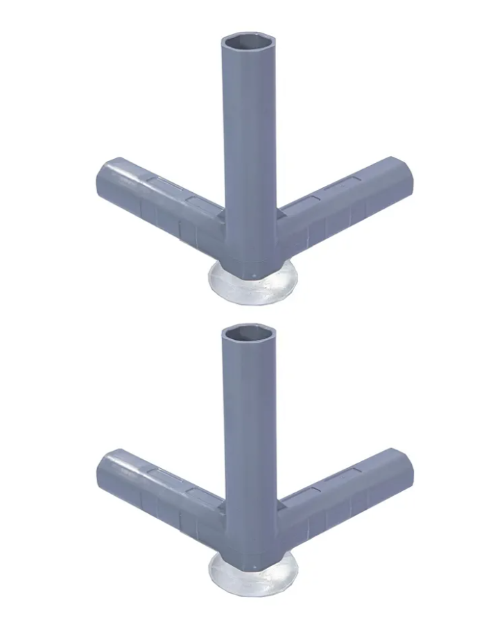 Bottom Triangular Connectors for with Suction Cup Baby playpen, Playpen Accessories with Bottom Joint with Suction Cup X 2, Grey
