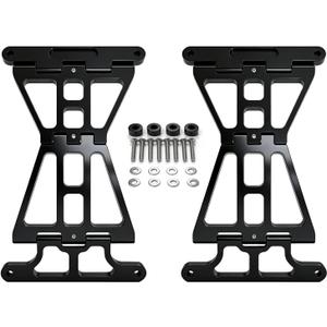 Aluminum Saddlebag Lid Anti Over Rotation Stoppers for Harley Davidson Touring Models (20142023) (Black)