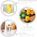 Bormioli Rocco Officina1825 Water Glasses (Set of 6), 11 oz, Clear